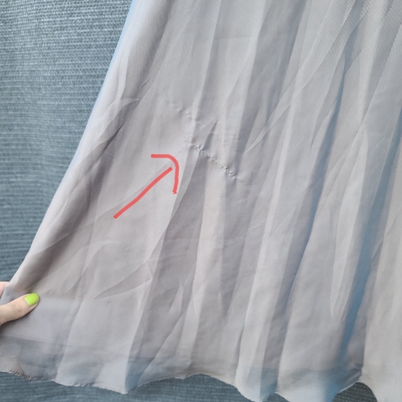 La Femme | Lace & Satin A-Line Gown In Cocoa Size 6 NWT Flawed - Picture 8 of 16